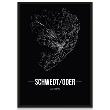 Poster Schwedt-Oder Stadtposter