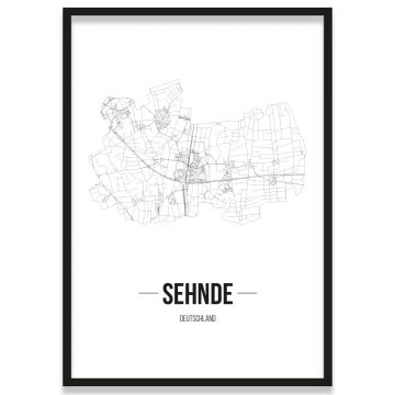 Stadtposter Seelze Bilderrahmen
