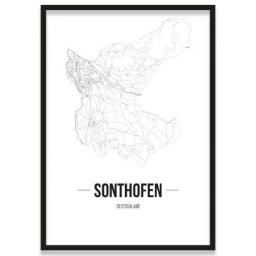 Sonthofen Poster Bilderrahmen
