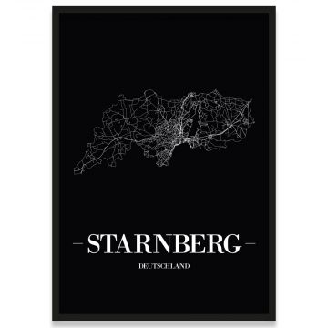 Stadtposter Starnberg Rahmen 