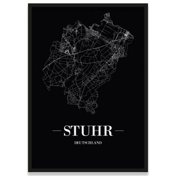 Stadtposter Stuhr Rahmen