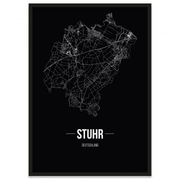 Stadtposter Stuhr Stadtplan