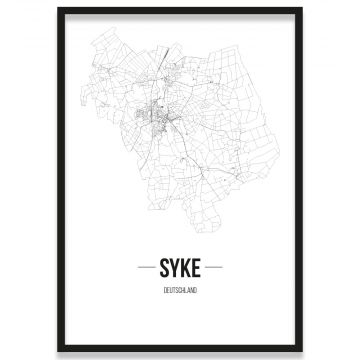 Stadtposter Syke Bilderrahmen