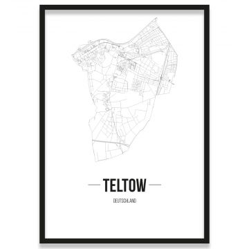 Stadtposter Teltow Rahmen