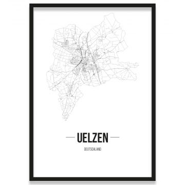 Stadtposter Uelzen Bilderrahmen 