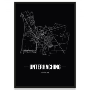 Stadtposter Unterhaching Rahmen