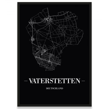 Stadtposter Vaterstetten Bilderrahmen