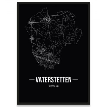 Stadtposter Vaterstetten Stadtplan