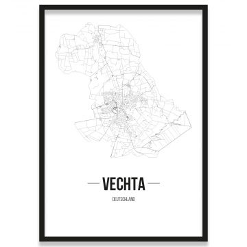 Stadtposter Vechta Bilderrahmen