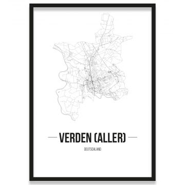 Verder (Aller) Bilderrahmen Poster