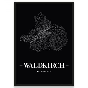 Stadtposter Waldkirch Bilderrahmen