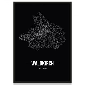 Stadtposter Waldkirch Stadtplan