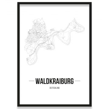 Stadtposter Waldkraiburg Rahmen