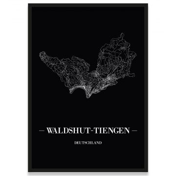 Stadtposter Waldshut-Tiengen Stadtplan