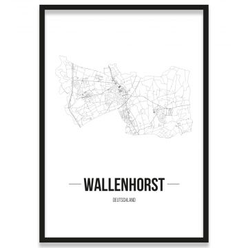 Wallenhorst Bilderrahmen Straßennetz