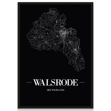 Poster mit Rahmen Walsrode