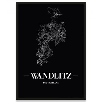 Wandlitz Poster mit Rahmen