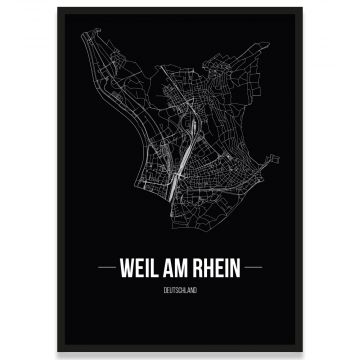 Weil am Rhein mit Stadtplan