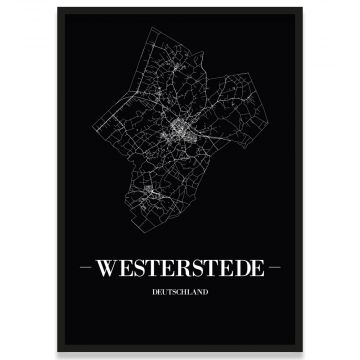 Stadtposter Westerstede Straßenplan