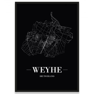 Stadtposter Weyhe Rahmen