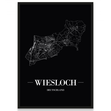 Stadtposter Wiesloch Stadtplan