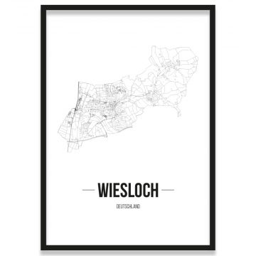 Stadtposter Wiesloch Rahmen