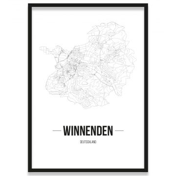 Stadtposter Winnenden Rahmen