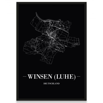 Stadtposter Winsen (Luhe) Stadtplan