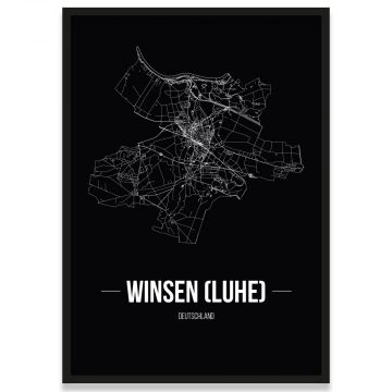 Stadtposter Winsen (Luhe) Rahmen