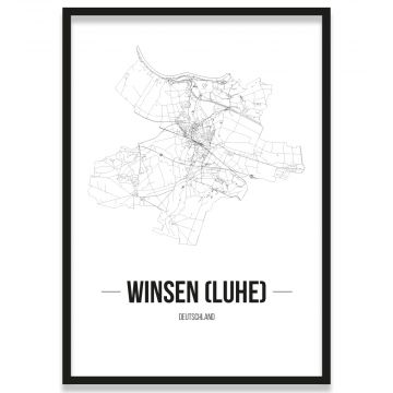 Stadtposter Winsen (Luhe) Rahmen