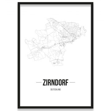 Stadtposter Zirndorf Rahmen