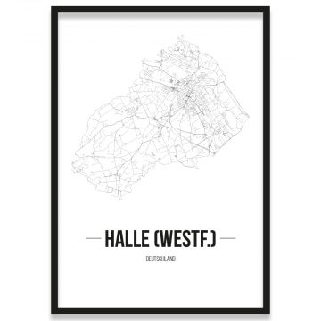 Stadtposter Halle (Westfalen)