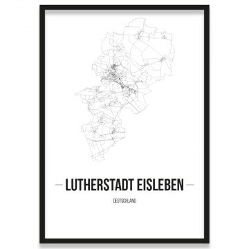 Stadtposter Lutherstadt Eisleben