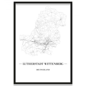 Stadtposter Lutherstadt Wittenberg
