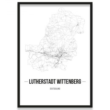 Stadtposter Lutherstadt Wittenberg