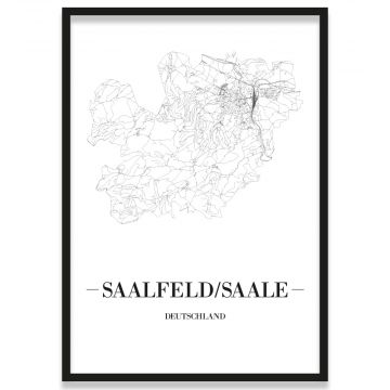 Stadtposter Saalfeld Saale