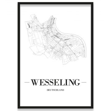 Stadtposter Wesseling