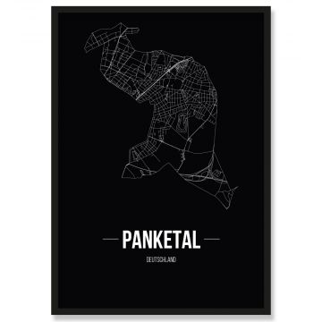 Stadtposter Panketal Black