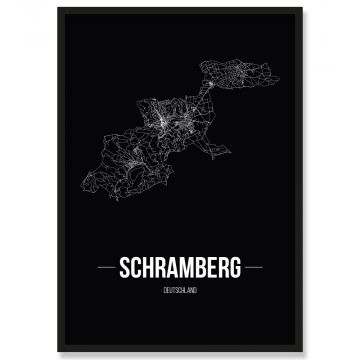 Stadtposter Schramberg Black