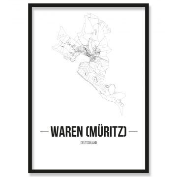 Stadtposter Waren (Müritz)