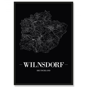 Stadtposter Westoverledingen Black