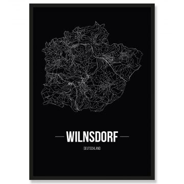 Stadtposter Westoverledingen Black