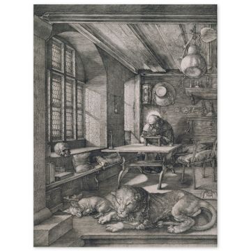 Poster Albrecht Dürer - Der heilige Hieronymus im Gehäus
