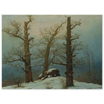 Hünengrab im Schnee