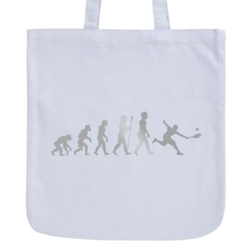 JUNIWORDS Pastell Jutebeutel Evolution Tennis