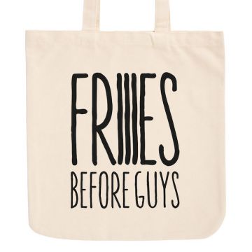 JUNIWORDS Pastell Jutebeutel Fries before Guys