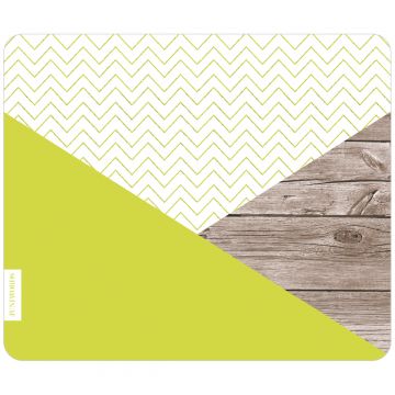 Mousepad Chevronmuster grün