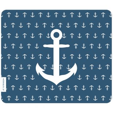 Mousepad Anker dunkelblau