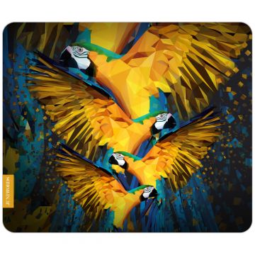 Mousepad Papageien
