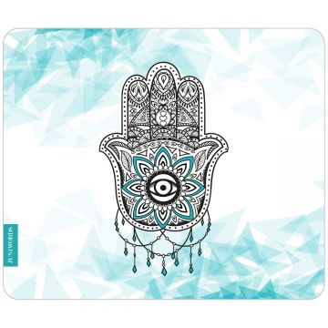 Mousepad mit Low-Poly Hand of Fatima